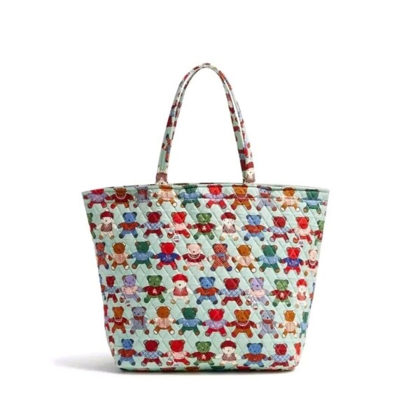 Vera Bradley Essential Grand Tote - Toasty Teddies - Picture 1 of 3